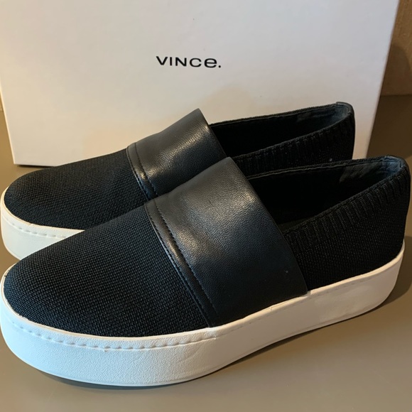 vince knit sneakers